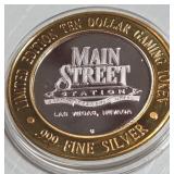 MAIN STREET - $10 .999 SILVER TOKEN (551 C92)