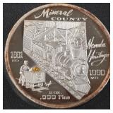 TWO OZ .999 FINE SILVER COIN (963 G)