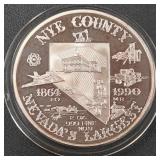 TWO OZ .999 FINE SILVER COIN (963 H)