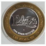 PLAZA - $10 .999 SILVER TOKEN (551 A39)
