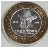 PLAZA - $10 .999 SILVER TOKEN (551 A40)