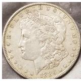 1886 - MORGAN SILVER DOLLAR (568 B)
