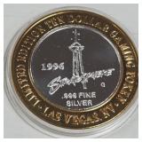 STRATOSPHERE - $10 .999 SILVER TOKEN (551 C7)