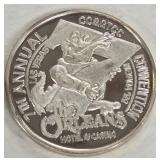 CASINO .999 FINE SILVER ONE TROY OUNCE (440 A)