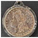 1890 MORGAN SILVER DOLLAR (845 D)