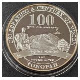 TWO OZ .999 FINE SILVER COIN (963 B)