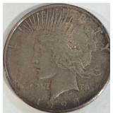 1923 - PEACE SILVER DOLLAR (999 A86)