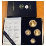 1988 AMERICAN EAGLE GOLD BULLION PROOF SET (899 A)