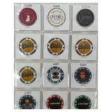 CASINO COMMEMORATIVE CHIPS (474 D)