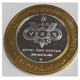 LAS VEGAS CLUB - $10 .999 SILVER TOKEN (551 A24)