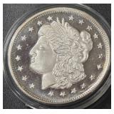 ONE TROY OUNCE .999 FINE SILVER COIN (813 Q)