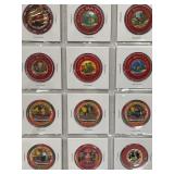 CASINO COMMEMORATIVE CHIPS (523 G)