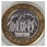 TROPICANA - $10 .999 SILVER TOKEN (551 B74)