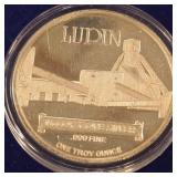 ONE TROY OUNCE .999 FINE SILVER COIN (983 B)