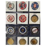 D. TRUMP CASINO COMMEMORATIVE CHIPS (377 B)