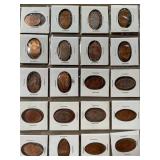 LAS VEGAS STAMPED PENNIES (381 F)