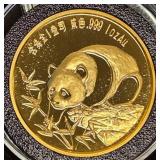 PANDA .999 1oz GOLD COIN (982 A)