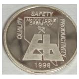 .999 FINE SILVER ONE TROY OUNCE (995 K)