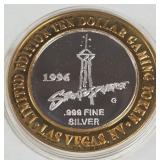 STRATOSPHERE - $10 .999 SILVER TOKEN (551 C17)