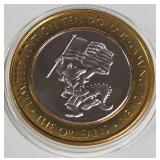 THE ORLEANS - $10 .999 SILVER TOKEN (551 B25)