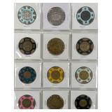 CASINO COMMEMORATIVE METAL CHIPS (491 A)