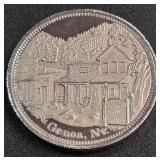 1 TROY OUNCE .999 FINE SILVER. GENOA NV  (882 AH)