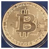 1 OZ .999 FINE SILVER BITCOIN (840 Z)