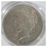 1922 - PEACE SILVER DOLLAR (999 A80)