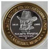 SAM'S TOWN - $10 .999 SILVER TOKEN (551 A42)