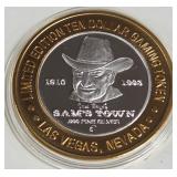 SAM'S TOWN - $10 .999 SILVER TOKEN (551 A43)