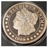 ONE TROY OUNCE .999 FINE SILVER COIN (813 Z)