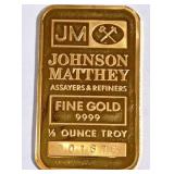 ï¿½ OUNCE TROY .9999 FINE GOLD BAR (808)