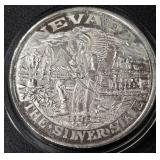 TWO OZ .999 FINE SILVER COIN (798 A)