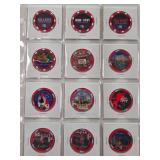CASINO COMMEMORATIVE CHIPS (513 E)