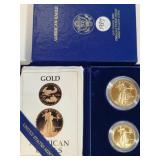 1987 '$50 & $25' GOLD BULLION PROOF SET COIN (903)