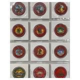 CASINO COMMEMORATIVE CHIPS (522 G)