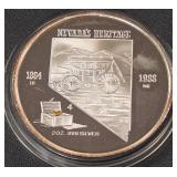 TWO OZ .999 FINE SILVER COIN (964 H)