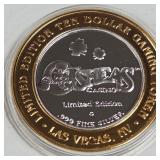 OSHEAS CASINO - $10 .999 SILVER TOKEN (551 B44)