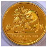1988 CHINA .999 1oz GOLD PANDA COIN (981 A)