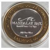 MANDALAY BAY - $10 .999 SILVER TOKEN (551 C96)