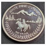 1 TROY OZ .999 FINE SILVER COIN (895 B)