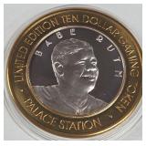 PALACE STATION - $10 .999 SILVER TOKEN (551 B81)