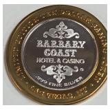 BARBARY COAST - $10 .999 SILVER TOKEN (551 A56)