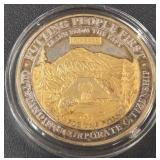 TWO OZ .999 FINE SILVER COIN (963 E)