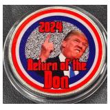2024 TRUMP ONE OUNCE .999 FINE SILVER (348 B)
