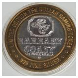 BARBARY COAST - $10 .999 SILVER TOKEN (551 A67)