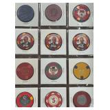 CASINO COMMEMORATIVE CHIPS (657 Q)