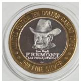 SAM'S TOWN - $10 .999 SILVER TOKEN (551 A46)