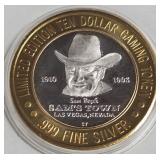 SAM'S TOWN - $10 .999 SILVER TOKEN (551 A48)