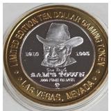 SAM'S TOWN - $10 .999 SILVER TOKEN (551 A47)
